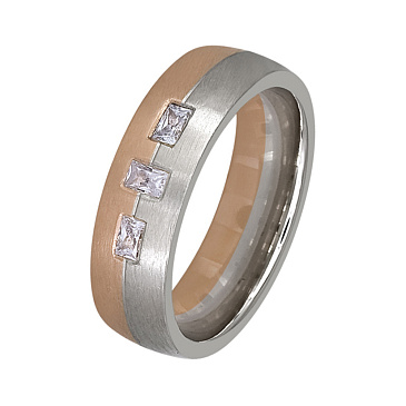 Обручальное кольцо с бриллиантом 432-030-372