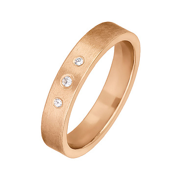 Обручальное кольцо с бриллиантами 202-030-355