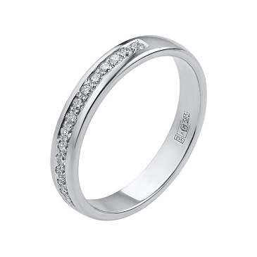 Обручальное кольцо с бриллиантами 212-150-630