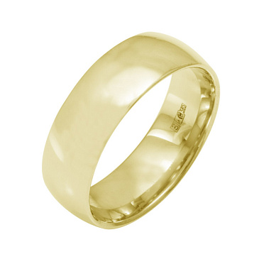 Классическое широкое обручальное кольцо 120-000-570